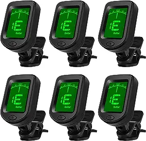 Guitar Tuner, Clip On Tuner for Guitar/Bass/Violin/ukulele